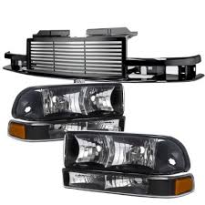 chevy s10 1998 2004 black billet grille and headlights bumper lights a128tcus184 topgearautosport chevy s10 1998 2004 black billet grille and headlights bumper lights