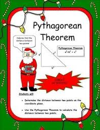 Pythagorean Theorem Activity Christmas Edition Pythagorean Theorem Holiday Math Pythagorean Theorem Activity