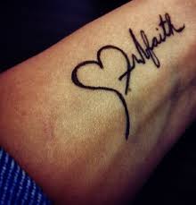 Side Wrist Heartbeat Tattoo Ekg Tattoo Faith Tattoo