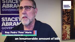 "In the Georgia House, I saw Stacey stand up to Republican leadership...to  defeat bills that would have negatively affected hardworking Georgia  families."