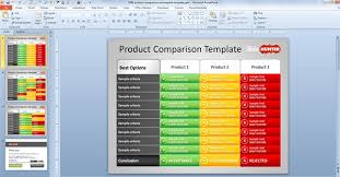 Free Product Comparison Powerpoint Template