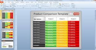 Free Product Comparison Powerpoint Template