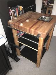 Customised coffee table.handmade coffee organiser. Sold Custom Butcher Block Coffee Station Table Buy Sell