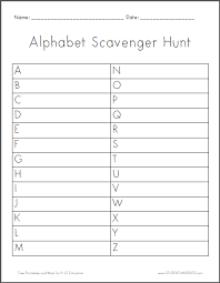 A gemstone is a crystalline mineral that can be cut and polished to make jewelry and other ornaments. Alphabet Scavenger Hunt Worksheet Free To Print Pdf File Scavenger Hunt Scavenger Hunt For Kids Activities