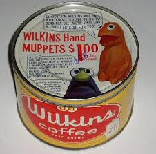 Wilkins Coffee Tin W Muppets Offer Coffee Tin Muppets Jim Henson