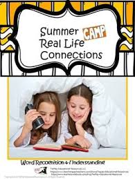 Summer Camp Connections Literacy Worksheet Packet Distance Learning No Prep Literacy Worksheets Reading Skills Educational Resources
