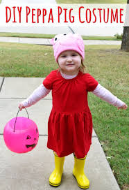 For this diy piglet costume, the pretty lady used different variations of pink which is also cool. Diy Fleece Peppa Pig Hat Halloween Costume The Tiptoe Fairy