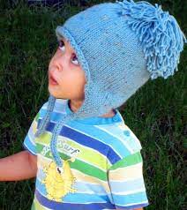 Pdf Knitting Pattern Shaggy Top Earflap Cap Pom Pom Ear Flap Etsy Pdf Knitting Pattern Knitting Patterns Ear Flap Hats