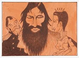 Cartoon Print of Rasputin, Nicholas II and Alexandra. Art Prints, Posters &  Puzzles from Fine Art Storehouse