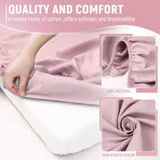Amazon.com: SmoothNovelty 4 Pcs Hospital Bed Sheets Set, Soft Knitted  Standard Sheets Quality, Include Fitted Sheet, Quilt Cover, Pillow Case and  Blanket (Pink) : Home & Kitchen