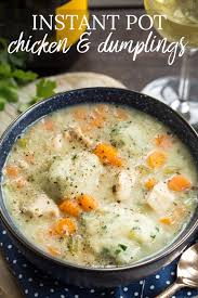 I also had some fresh mushrooms that i added since they weren't in the. Instant Pot Chicken And Dumplings Recipe