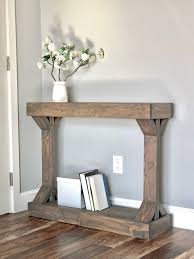 Shop our best selection of farmhouse & cottage style console tables to reflect your style and inspire your home. Narrow Console Table Modern Farmhouse Collection Ana White
