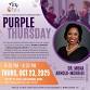 Purple Thursday with Dr. Mona Arnold-McBride event image