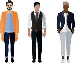 Image result for casual vs professional dress clip art