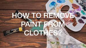 If the stain is already dry, and there is no excess to remove, simply skip this step. How To Remove Paint From Clothes Indian Clothing Stores