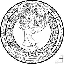 See more ideas about disney coloring pages coloring books disney art. Sg Rapunzel Coloring Page By Akili Amethyst On Deviantart Rapunzel Coloring Pages Disney Coloring Pages Mandala Coloring Pages