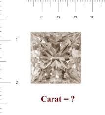 How To Calculate The Carat Of A Princess Cut Diamond