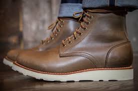 Oak Street Bootmakers Vibram Sole Trench Boot Boots Oak