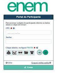 No campo branco informe seu cpf; Enem Pagina Do Participante 2019 Fazer Login E Recuperar Senha