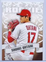 Already one of mlb's most popular and exciting players, los angeles angels star shohei ohtani has become a hobby favorite because of his outstanding play as a hitter as well as a pitcher. Amazon Com Leaf Rare Shohei Ohtani 2018 Prized Rookie Card 18 Angels Sports Outdoors