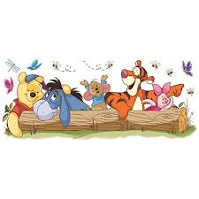 Wandtattoo Winnie Pooh Und Seine Freunde In 2020 Disney Bildschirmhintergrund Disney Winnie Puuh Niedliche Hintergrundbilder