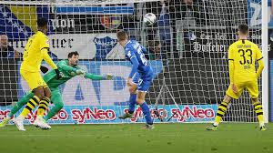 Hoffenheim fought back to level just over 10 minutes later though, before england 's jude bellingham restored dortmund 's lead midway through the second half. Borussia Dortmund Verliert Mit 1 2 Bei 1899 Hoffenheim Kicker