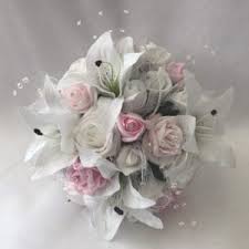 Diy calla lily and stargazer lily bouquet. Artificial Wedding Flowers Star Lily Beautiful Bouquets