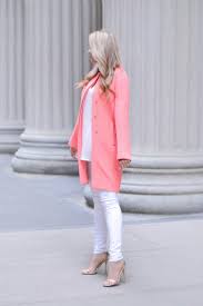 Coral Coat Fashion Classy Casual Fall Winter Outfits