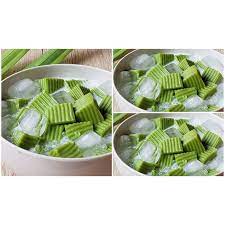 60 gram tepung hunkwe 500 ml santan, dari 1/2 btr kelapa 1 lembar daun pandan, ikat simpul 1 sendok teh garam 50 gram gula pasir 5 tetes pewarna hijau muda 25 gram sagu mutiara merah. Tepung Hunkwe Cap Dagang 150gr è¦çš®è³¼ç‰©
