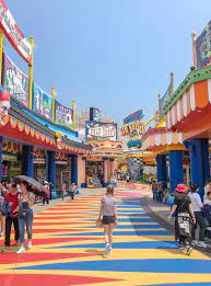 Carnival Games At Ocean Park Hong Kong Near The Roller Coasters Ocean Park Hong Kong Ocean Park Hong Kong Travel