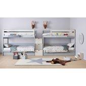 lits superposes attis avec escalier de rangement meuble enfant mobilier de salon decoration chambre