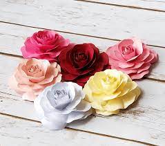 The free template is in both pdf and svg files now. 10 Diy Paper Flowers Templates Free Utemplates