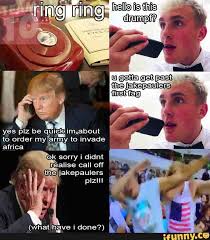 Trump Vs Jake Paul Dab On Them Haters Know Your Meme