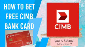 How much does the virtual debit card cost? How To Get Free Cimb Bank Card Cimb Visa Paywave Debit Card Myra Mica Youtube
