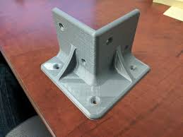 Ikea Lack Table Leg Bracket By Pr0teinaddict Thingiverse Ikea Lack Table Table Leg Brackets 3d Printing Diy