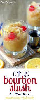 Lemon Whiskey Slush Bourbon Slush Delicious Drink Recipes Whiskey Slush