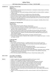 Senior hr recruiter resume examples & samples. It Recruiter Resume Samples Velvet Jobs