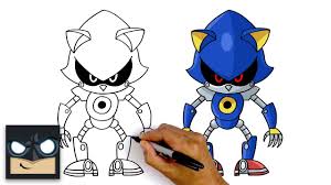 Free printable metal sonic sonic coloring pages. How To Draw Metal Sonic Sonic The Hedgehog Youtube Sonic The Hedgehog Dragon Ball Painting Drawings