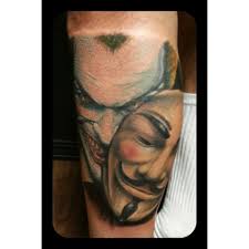 V for vendetta mask tattoo. Latest Anonymous Mask Tattoos Find Anonymous Mask Tattoos