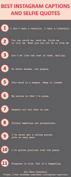In this post, we are going to share the best inspirational captions for instagram.everyone has lots of struggle in their life. Best Instagram Captions Cool Good Funny Cute And Selfie Quotes