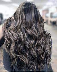beautiful color blackhairbalayage haarfarben graue haarfarben haare balayage