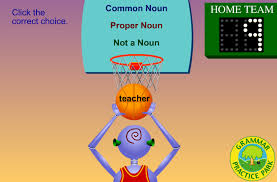 Interactive Education Noun Dunk Common And Proper Nouns Nouns And Verbs Nouns