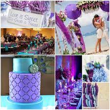 A Royal Wedding Theme Sky Blue And Purple Purple Wedding Theme Royal Purple Wedding Blue Themed Wedding