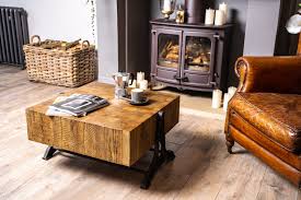 Great savings & free delivery / collection on many items. Industrial Style Coffee Table Reclaimed Pine