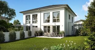 Doppelhaus Linus Gemeinsames Dach Fassade Haus Kern Haus Haus