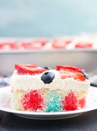 · a festive red, white & blue finger jello recipe perfect for 4th of july. Easy Red White And Blue Jello Cake 3 Yummy Tummies