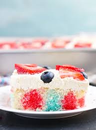 Low calorie, low cost and low labor are a great combo to go with your red. Easy Red White And Blue Jello Cake 3 Yummy Tummies