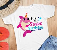 Birthday Boy Family Birthday T Shirt Design Family Shark Iron On Baby Shark Birthday Shirt Sister Shark Festa Infantil Decoracao Festa Infantil Infantil