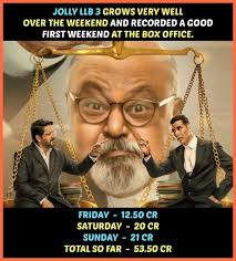 One court, two Jollys. The battle begins! Jolly LLB 3 releasing in  theatres, This Friday. #JollyLLB3 #JollyLLB3Trailer