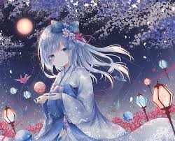 We have 74+ background pictures for you! Hd Wallpaper Artwork Anime Anime Girls Women Blue Eyes Kimono Japanese Kimono Wallpaper Flare